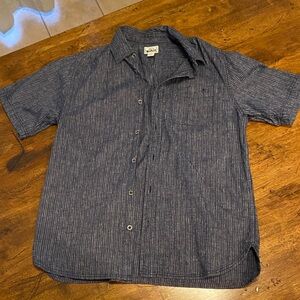 Woolrich Blue Striped Casual Shirt